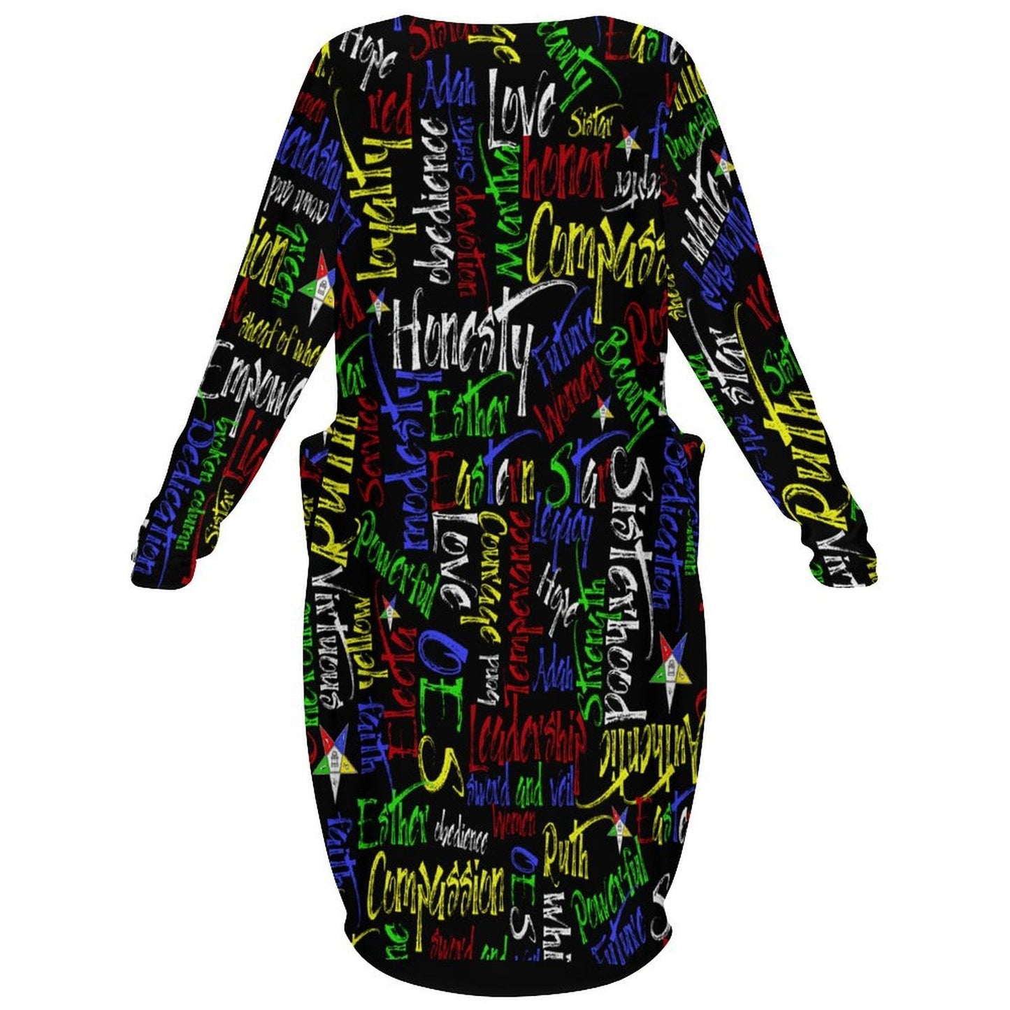 Eastern Star Defined Dress with Pockets - Sistarhood