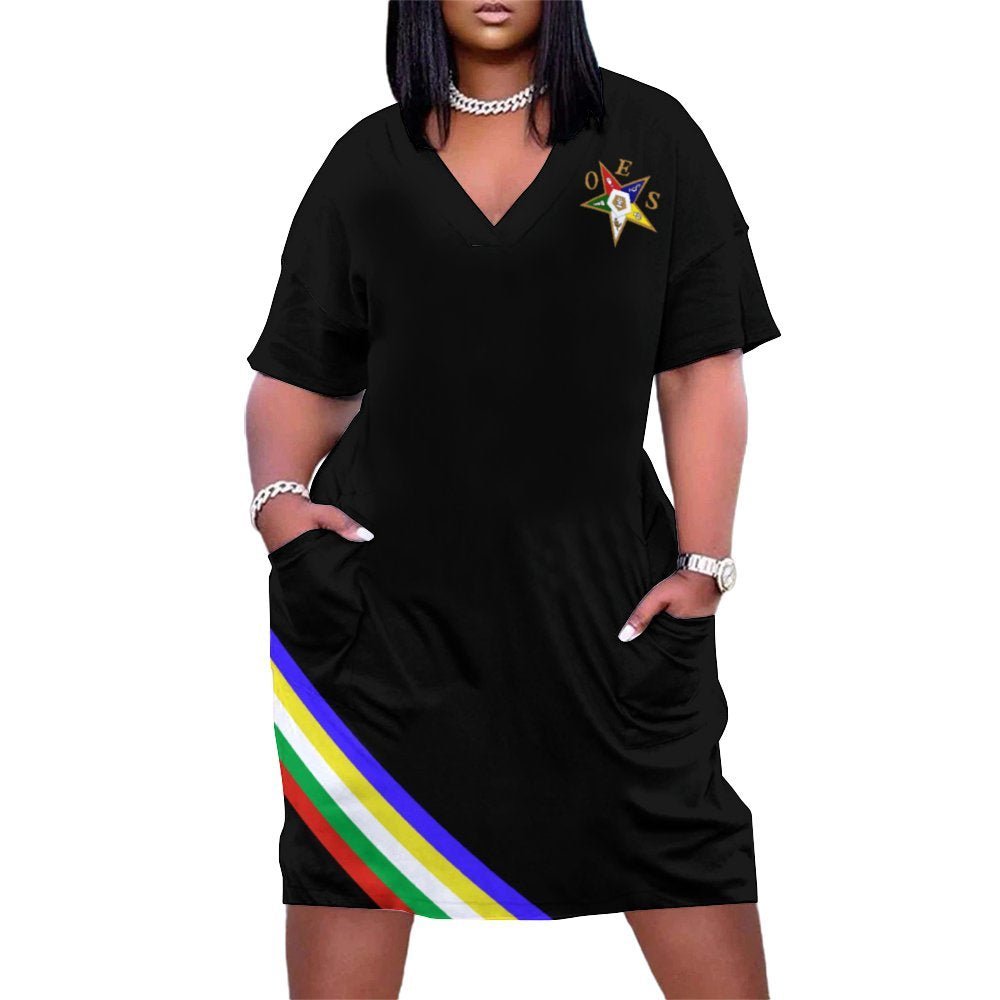 Eastern Star | OES Kinder Dress - Black - Sistarhood