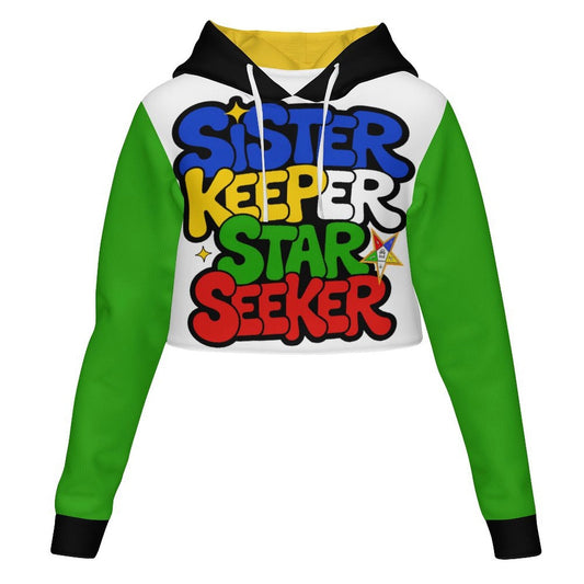 Eastern Star | OES Sister Keeper Star Seeker Cropped Hoodie - Sistarhood