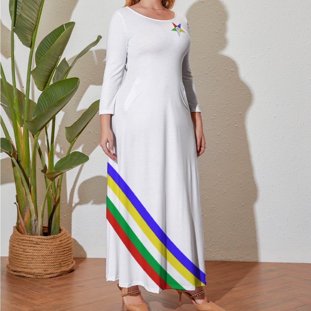 OES Dress | Sunlight Dress 1 Plus Size Long Sleeve Dress - Sistarhood