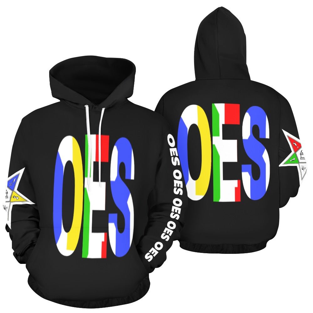 OES Hoodie Splash All Over Print Hoodie for Women (USA Size) (Model H13) - Sistarhood