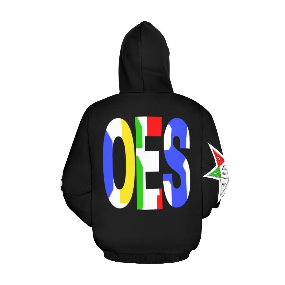 OES Hoodie Splash All Over Print Hoodie for Women (USA Size) (Model H13) - Sistarhood