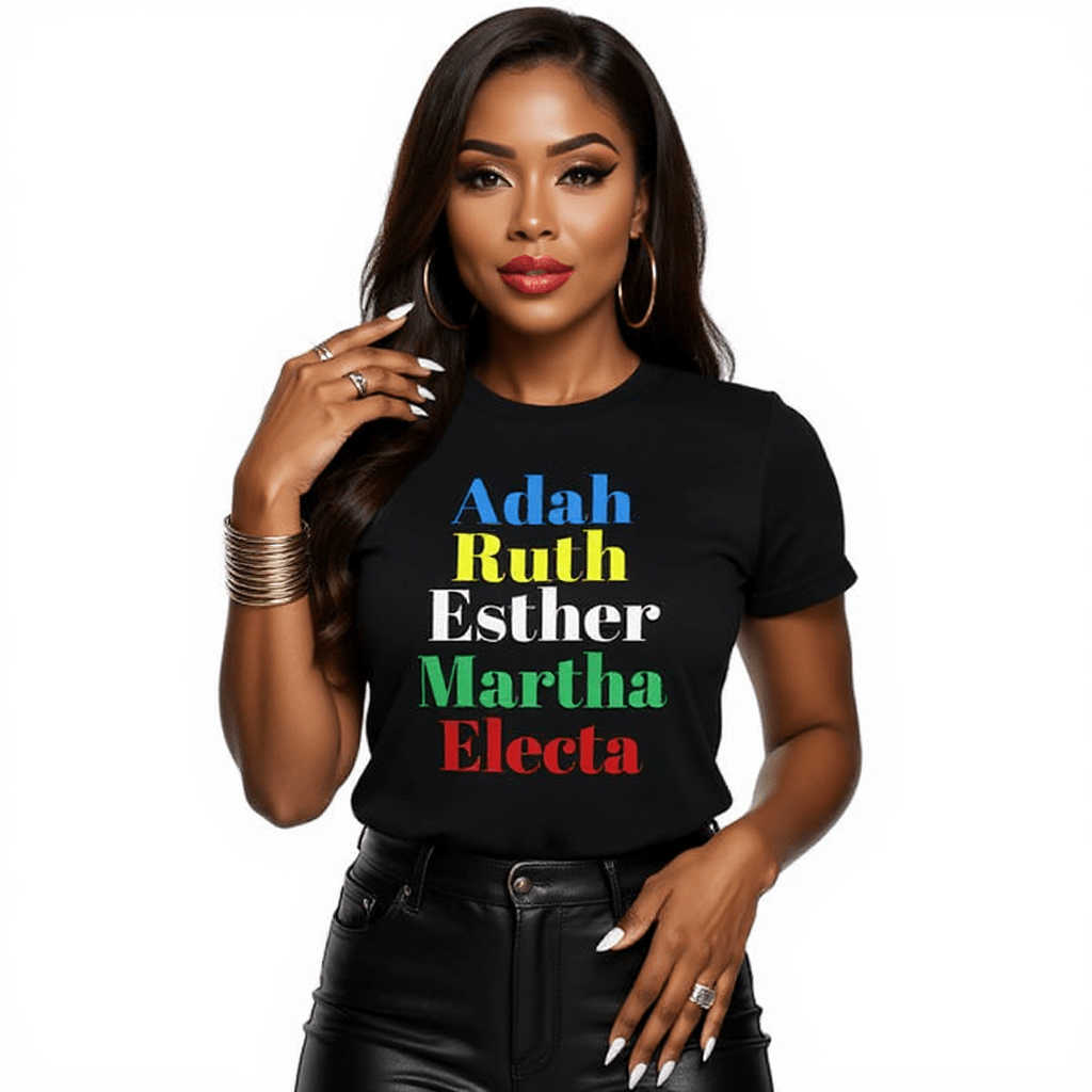 Eastern Star | Adah Ruth Esther Martha Electa Tee - Sistarhood