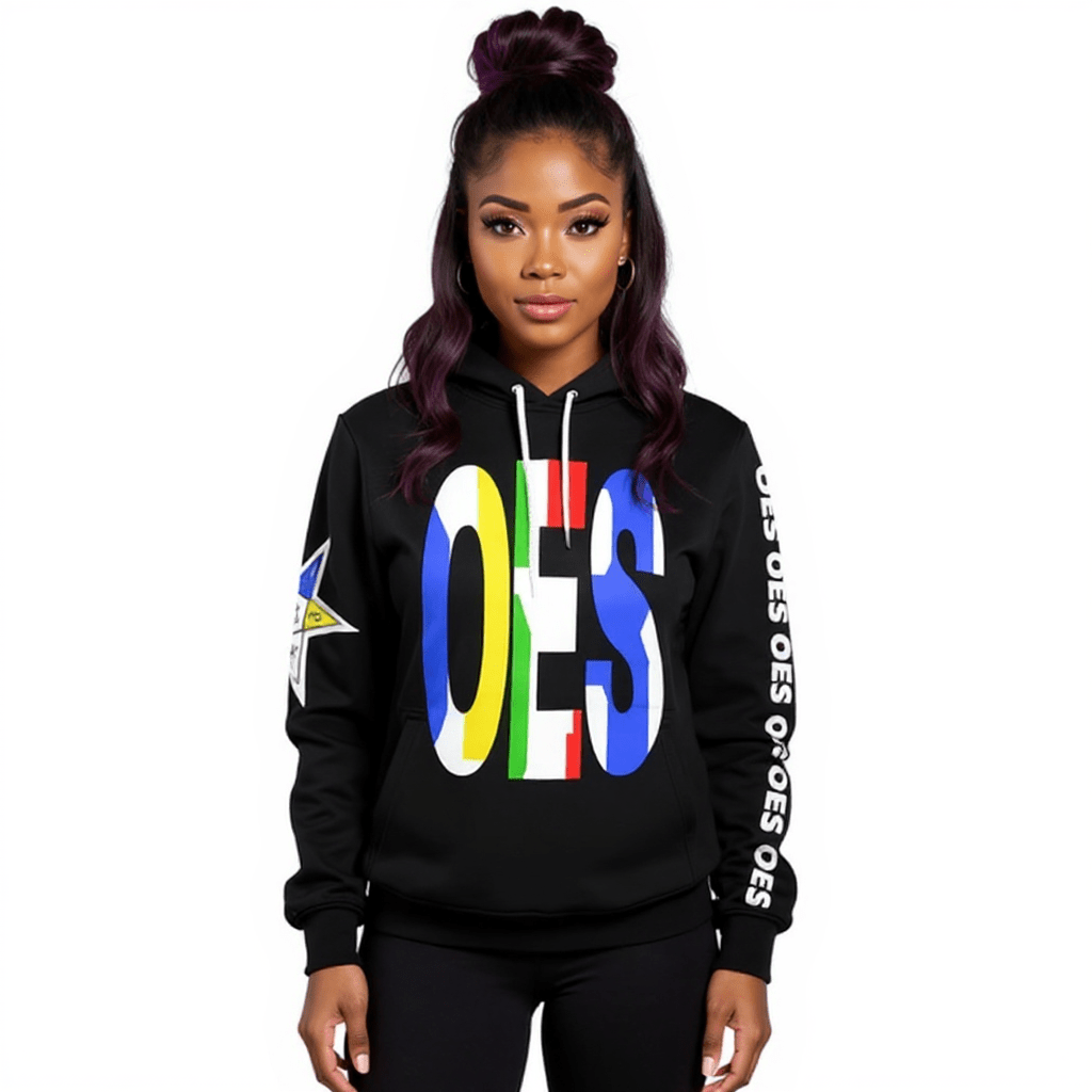 Eastern Star Blot Colored Hoodie - Sistarhood