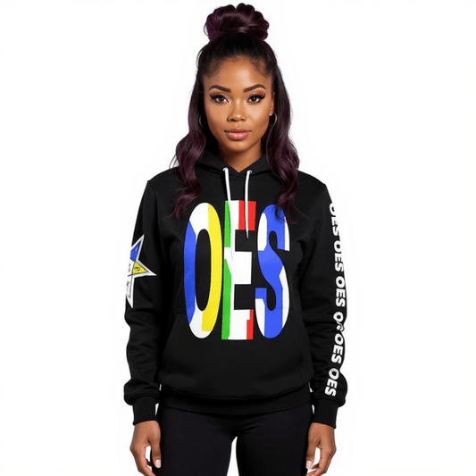 Eastern Star Blot Colored Hoodie - Sistarhood