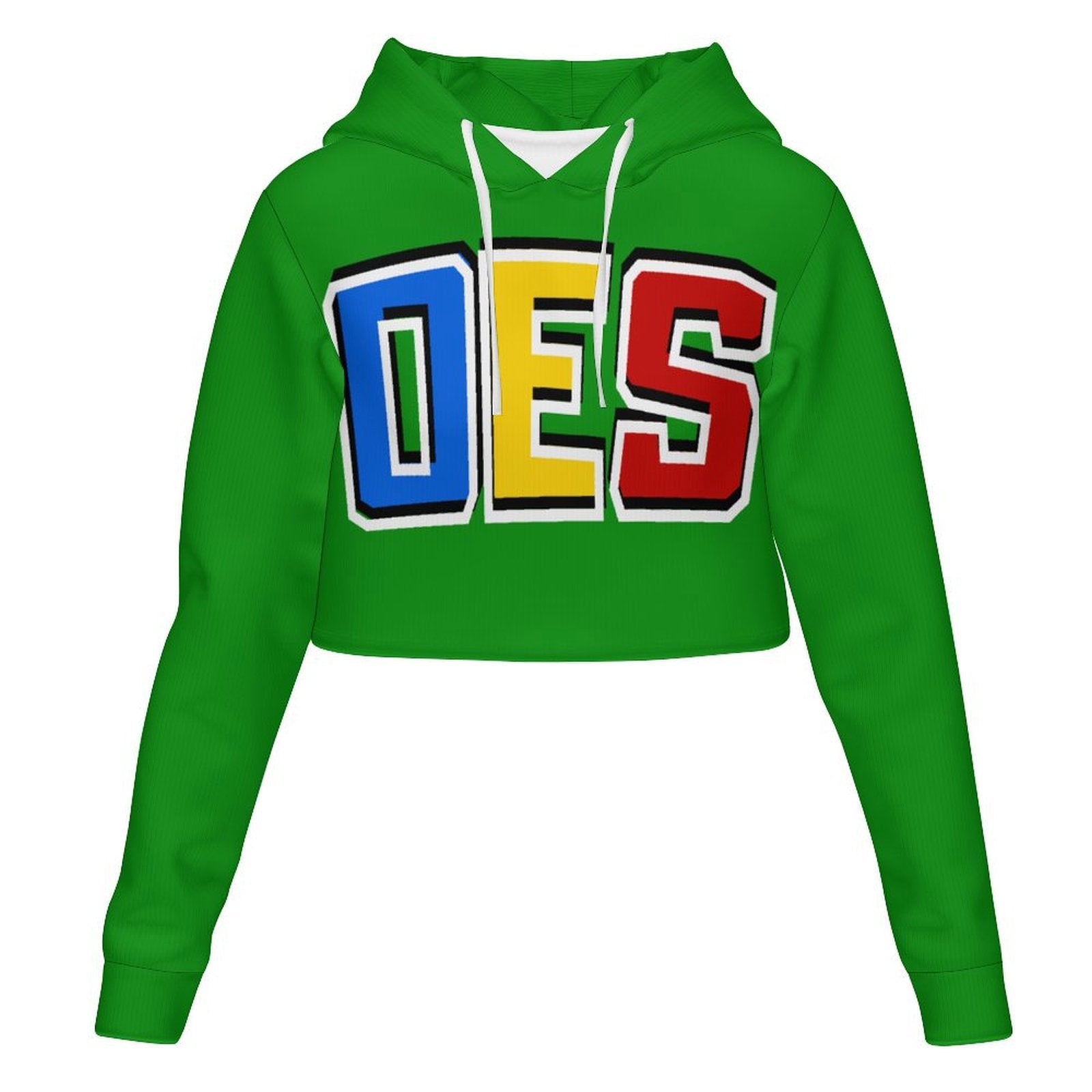 Eastern Star Green Cropped Hoodie - Sistarhood