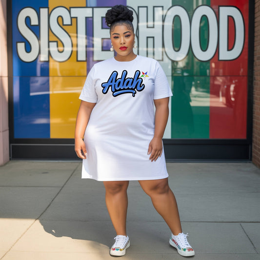Eastern Star | OES Adah T-Shirt Dress - Sistarhood