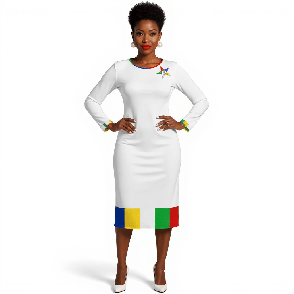 Eastern Star | OES Let It Shine Bodycon Dress - Sistarhood