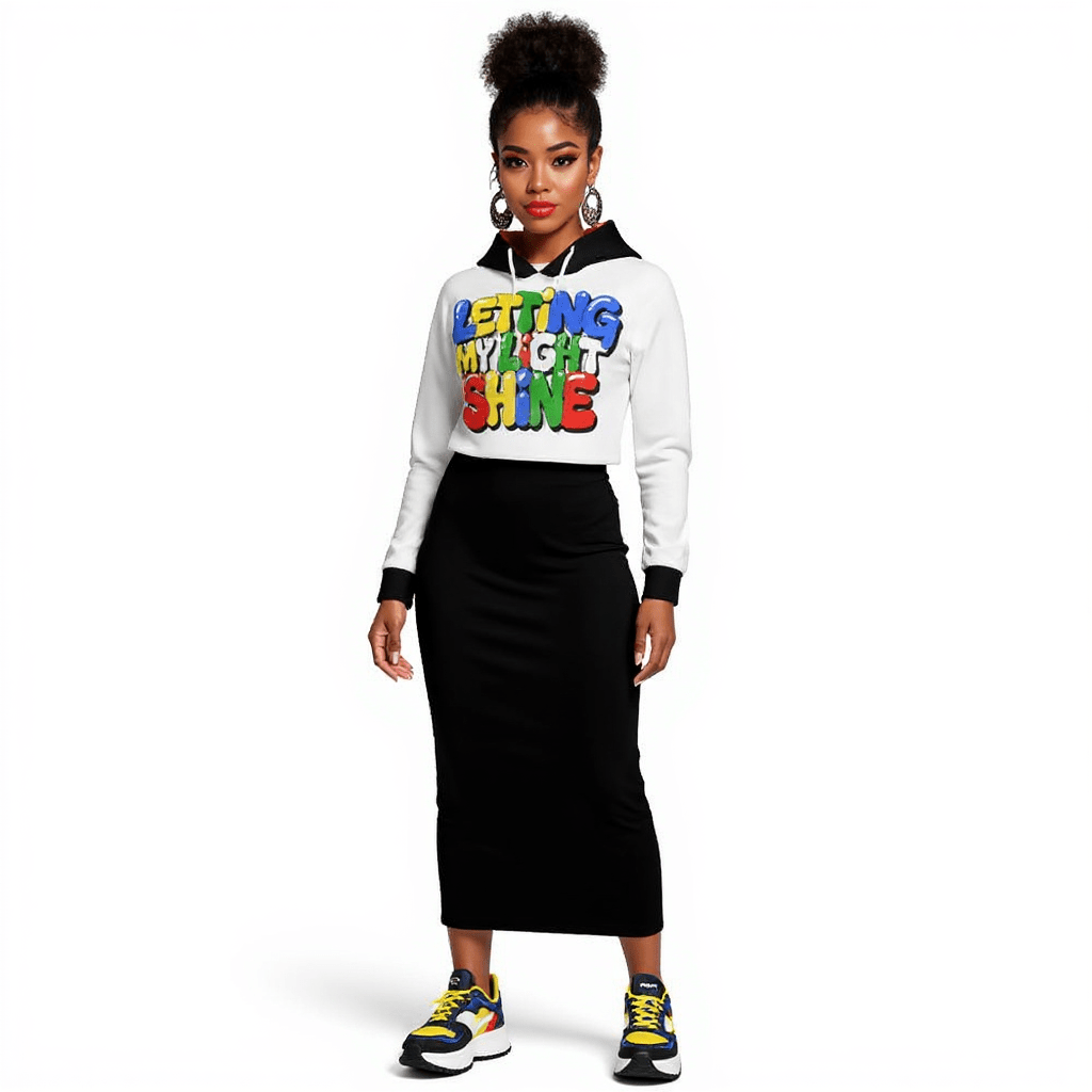 Eastern Star | OES Letting My Light Shine Cropped Hoodie - Sistarhood