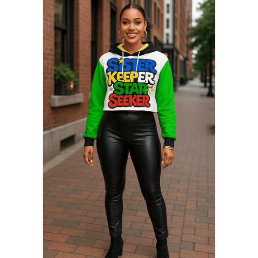 Eastern Star | OES Sister Keeper Star Seeker Cropped Hoodie - Sistarhood
