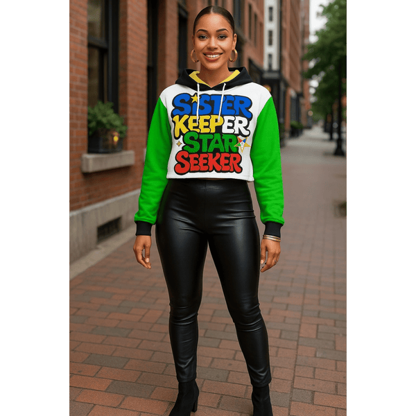 Eastern Star | OES Sister Keeper Star Seeker Cropped Hoodie