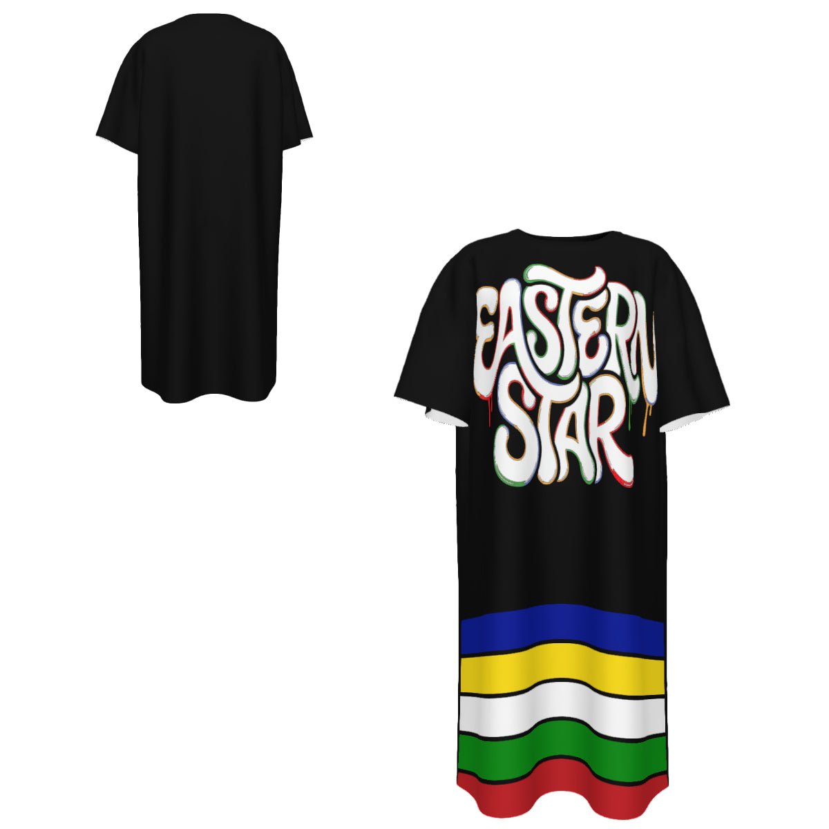 Eastern Star | Striped T-Shirt Dress - Sistarhood
