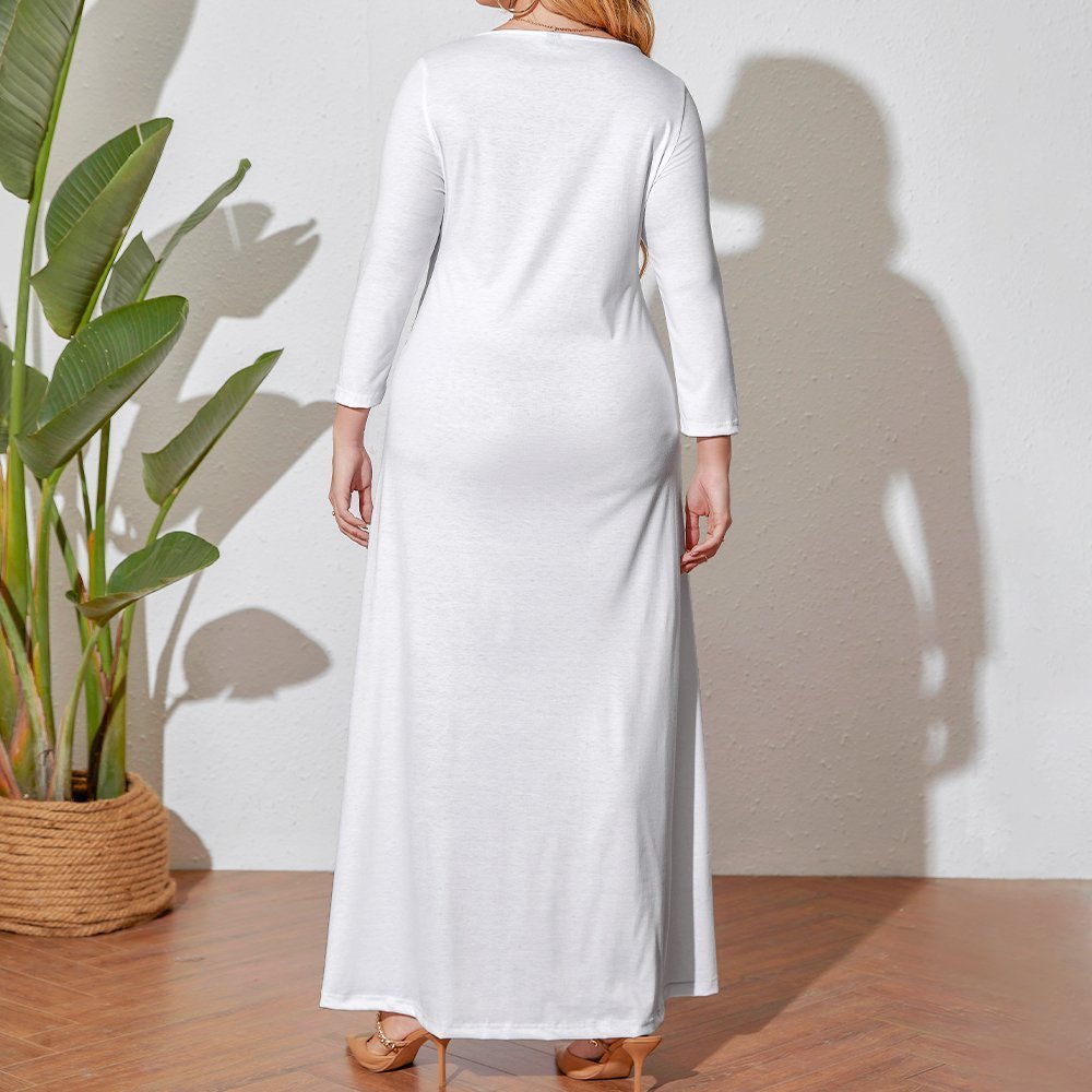 OES Dress | Sunlight Dress 1 Plus Size Long Sleeve Dress - Sistarhood