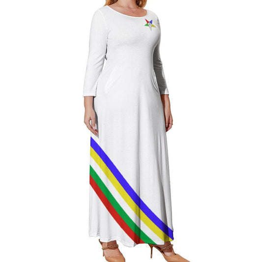 OES Dress | Sunlight Dress 1 Plus Size Long Sleeve Dress - Sistarhood
