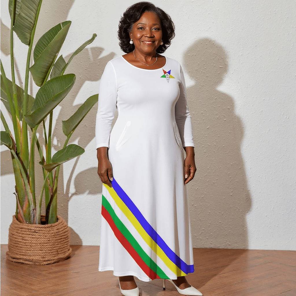 OES Dress | Sunlight Dress 1 Plus Size Long Sleeve Dress - Sistarhood