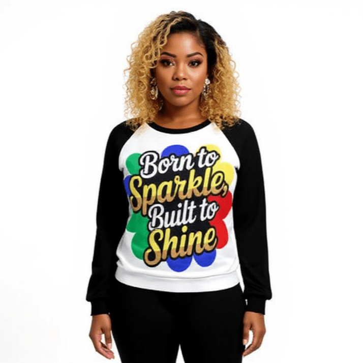 OES | Eastern Star Born to Sparkle Sweatshirt - Sistarhood