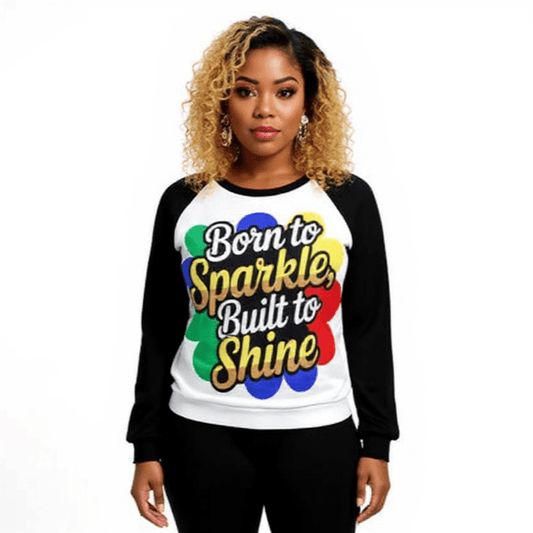 OES | Eastern Star Born to Sparkle Sweatshirt - Sistarhood