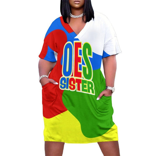 OES | Stylish Sister Dress with Pockets - Sistarhood