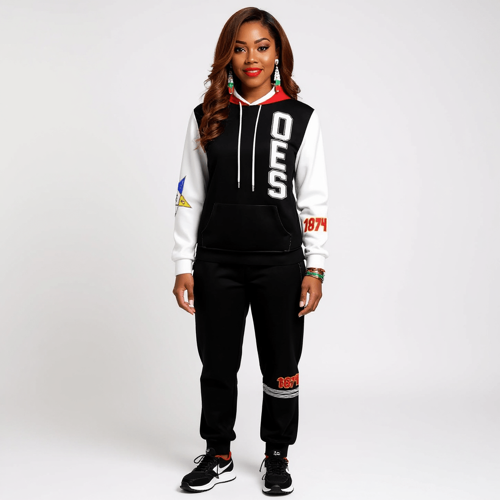 Order Of The Eastern Star 1874 Jogger Set Retro 1 - Sistarhood