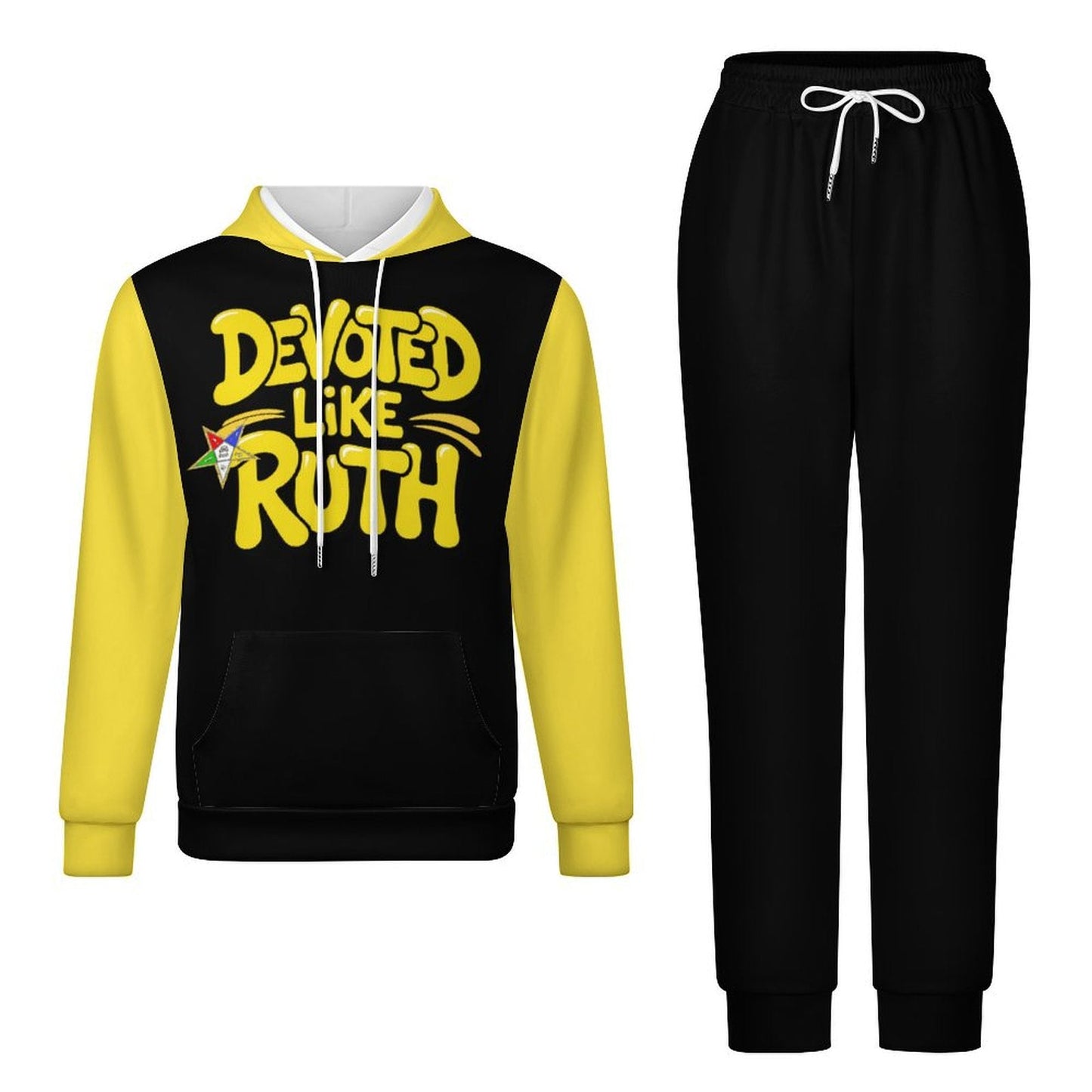 Order of the Eastern Star Hoodie and Jogger Set: "Devoted Like Ruth" OES Apparel - Sistarhood