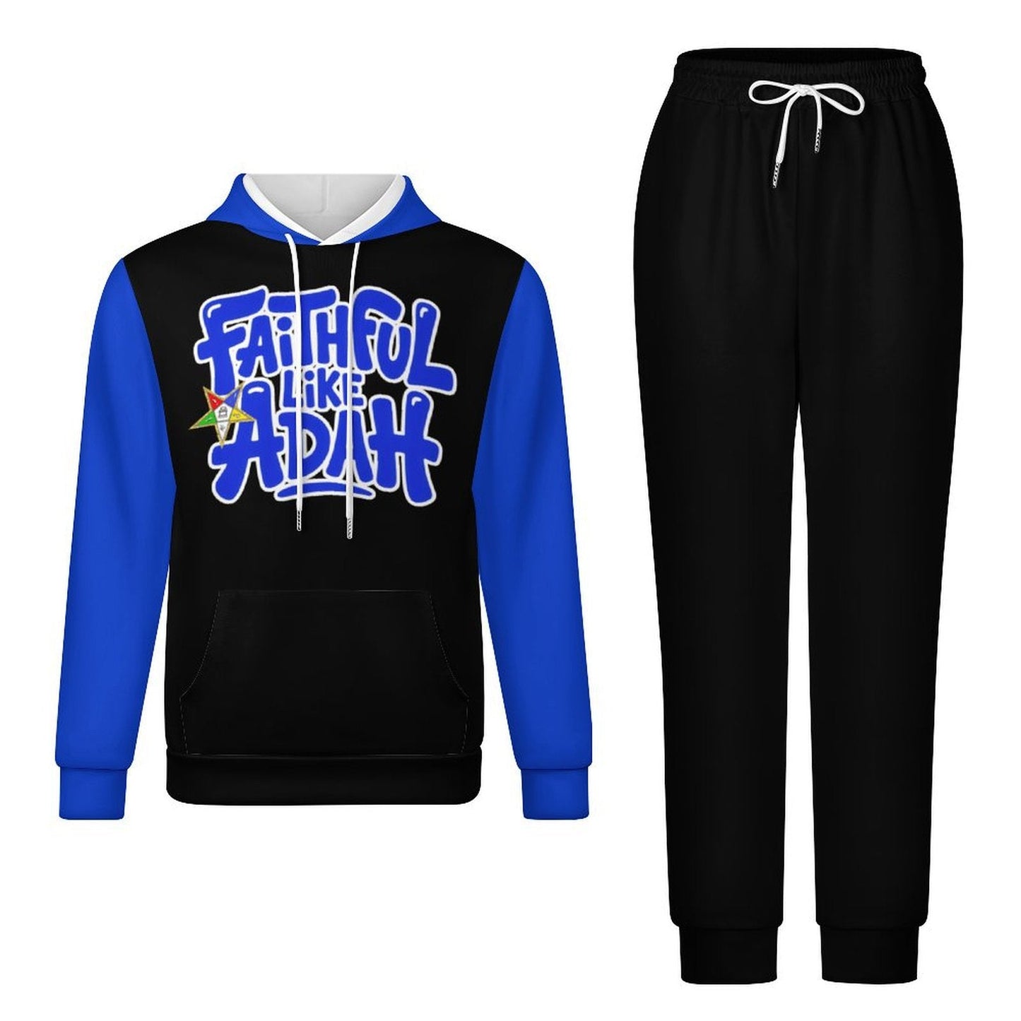 Order of the Eastern Star Hoodie and Jogger Set: "Faithful Like Adah" OES Apparel - Sistarhood