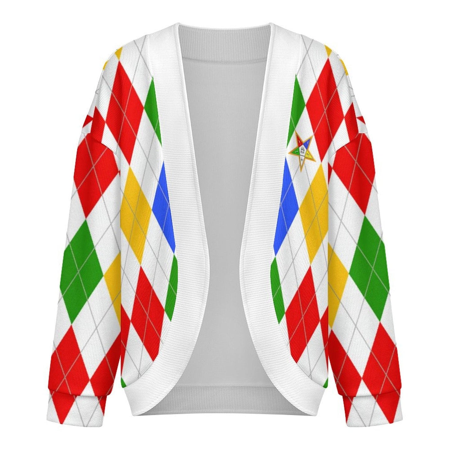 Order of the Eastern Star OES All Sisters Cardigan Sweater - Sistarhood