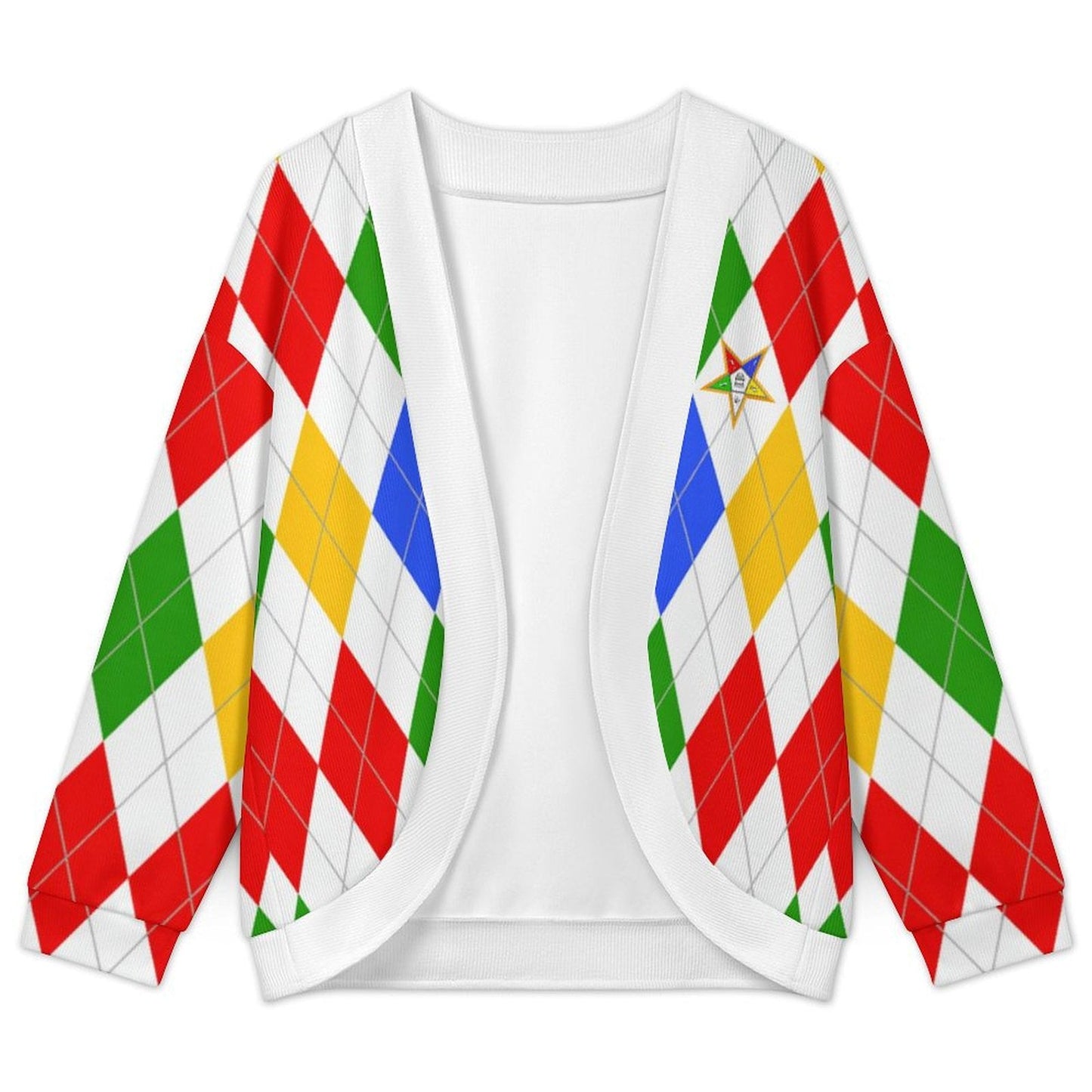 Order of the Eastern Star OES All Sisters Cardigan Sweater - Sistarhood