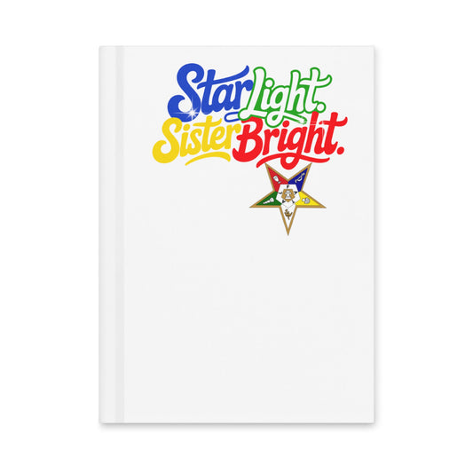 Order of the Eastern Star | OES StarLight SisterBright Hardcover Matte Journal - Sistarhood
