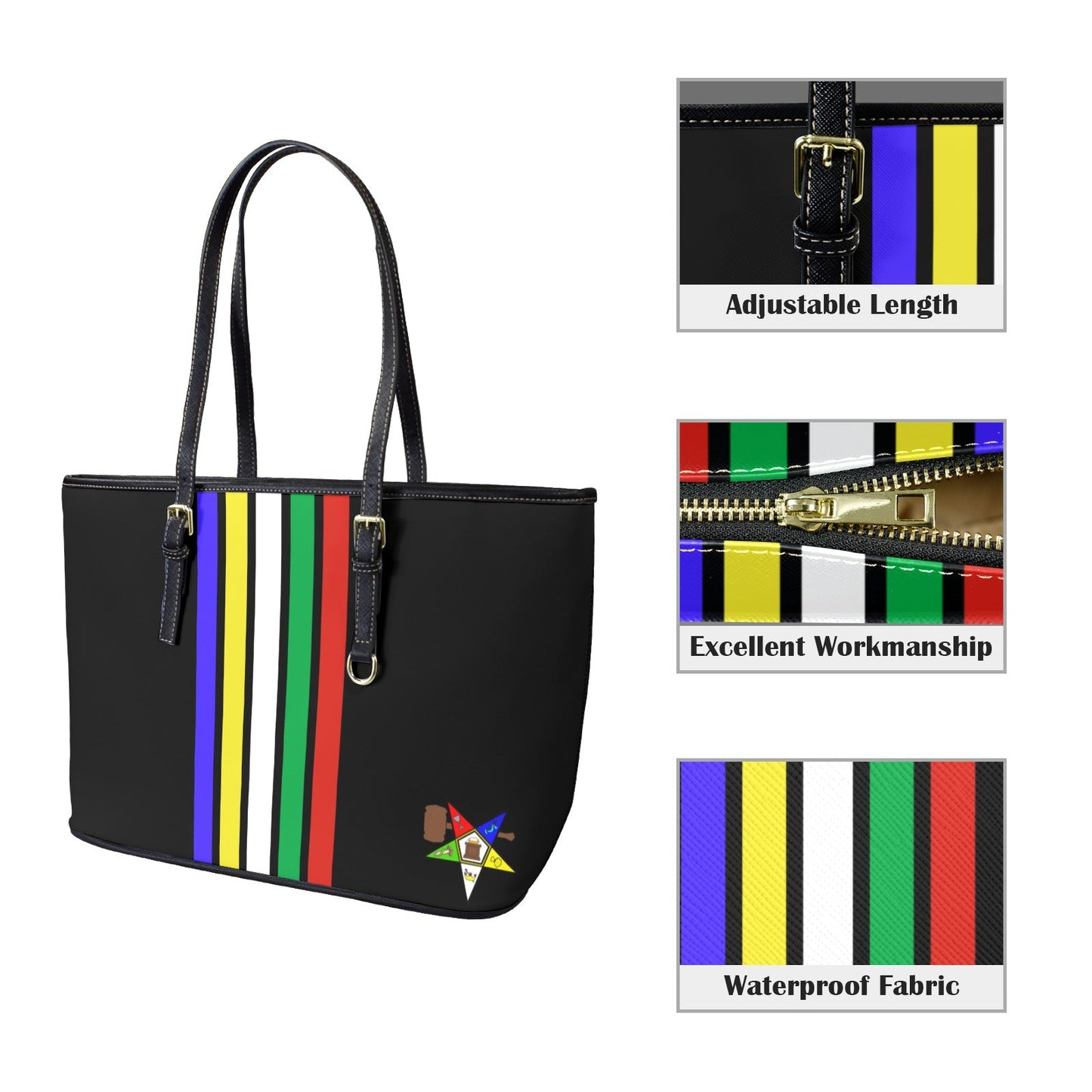 Order of the Eastern Star Worthy Matron Tote Bag - Large - Sistarhood