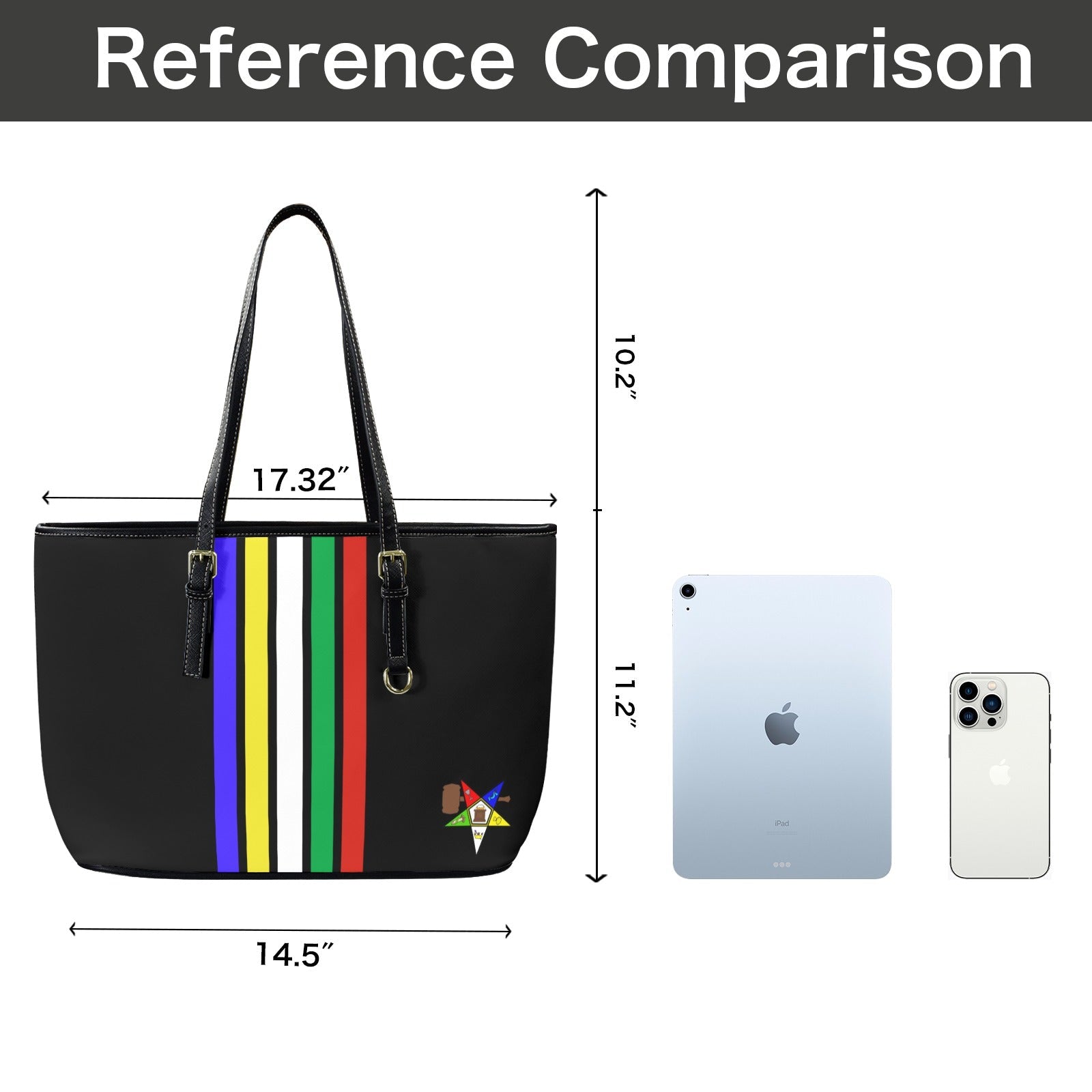 Order of the Eastern Star Worthy Matron Tote Bag - Large - Sistarhood